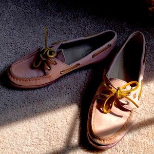 Sperry Top-Sider Women's Authentic Boat Shoe size 7 shimmer rose